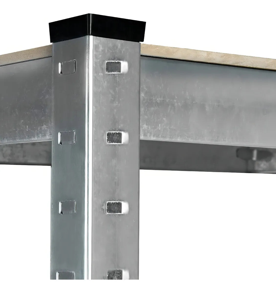 Estante Organizador Metálico Rack & Pack de 5 Niveles Ajustables, Color Gris con Acabado Mate, Alta Resistencia para , Cocina u Oficina